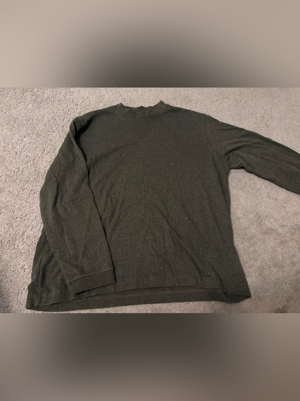 Axist Men's Olive Crewneck Sweater - Dark Olive Green